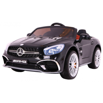 Mercedes AMG SL65 dla dzieci Lakier Czarny + Pilot + Bagażnik + Regulacja siedzenia + MP3 LED + Wolny Start